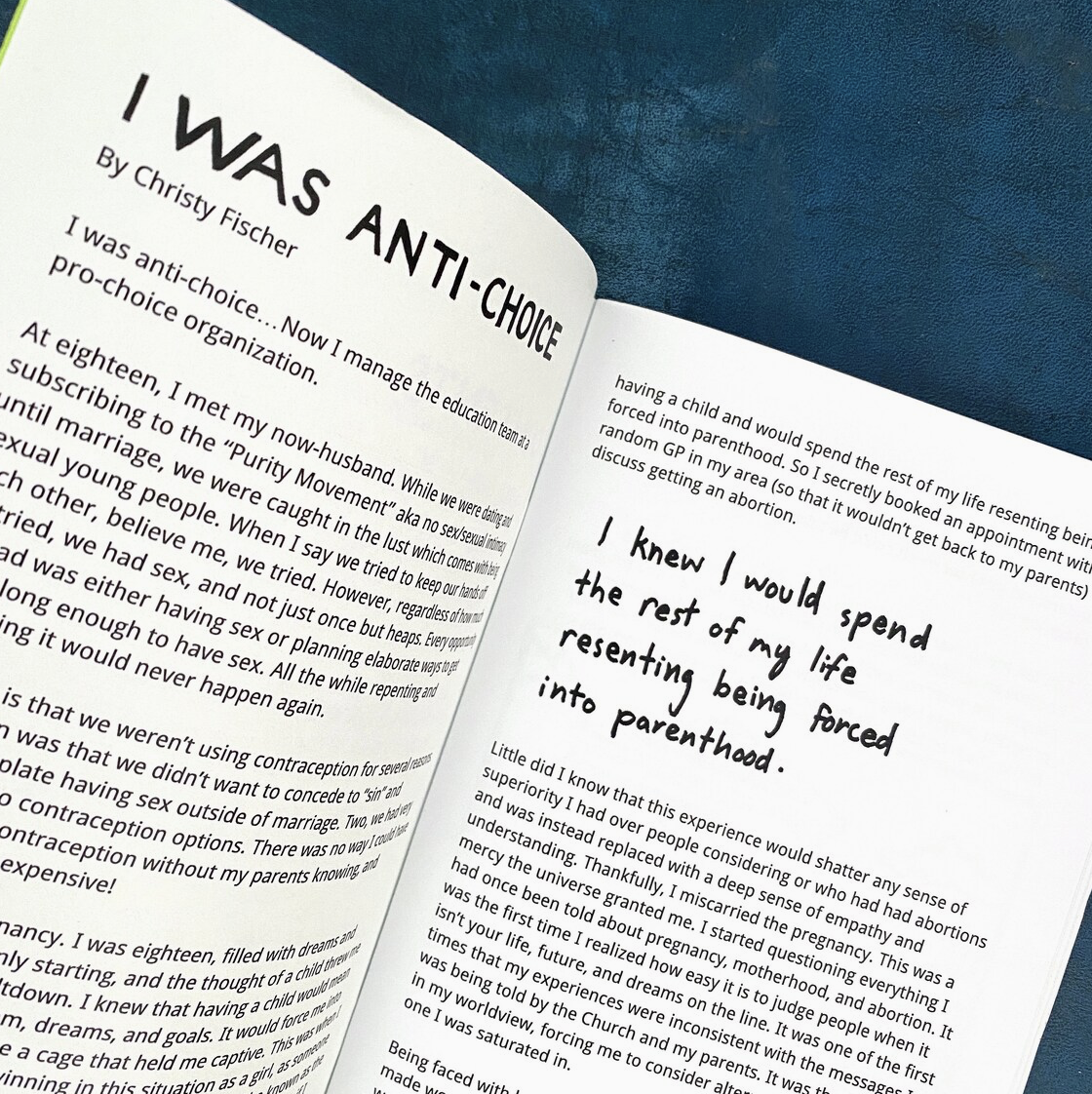 Abortion Saves Lives Zine