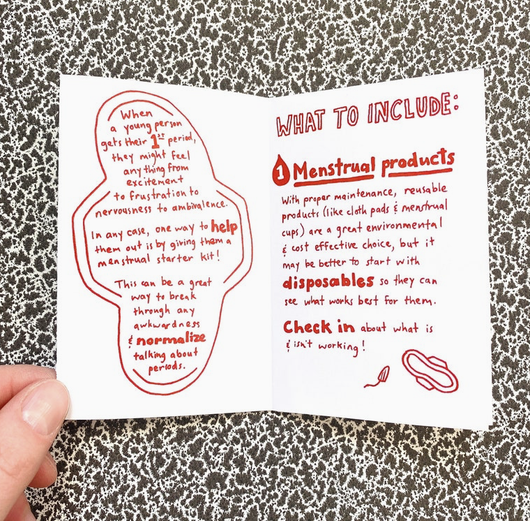 How To Make A Menstrual Starter Kit Zine