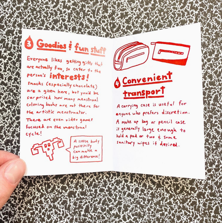 How To Make A Menstrual Starter Kit Zine