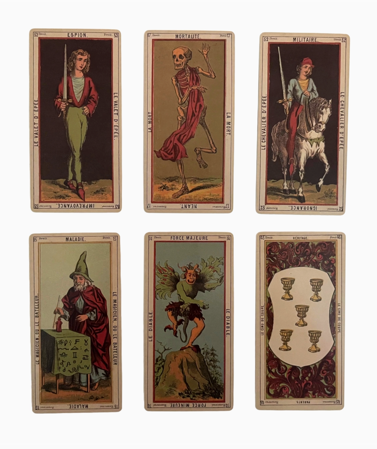 Grand Etteilla Tarot Deck & Guide | Vintage Facsimile