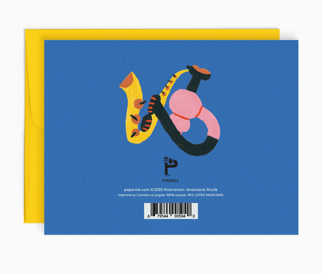 Musicians — Greeting Card