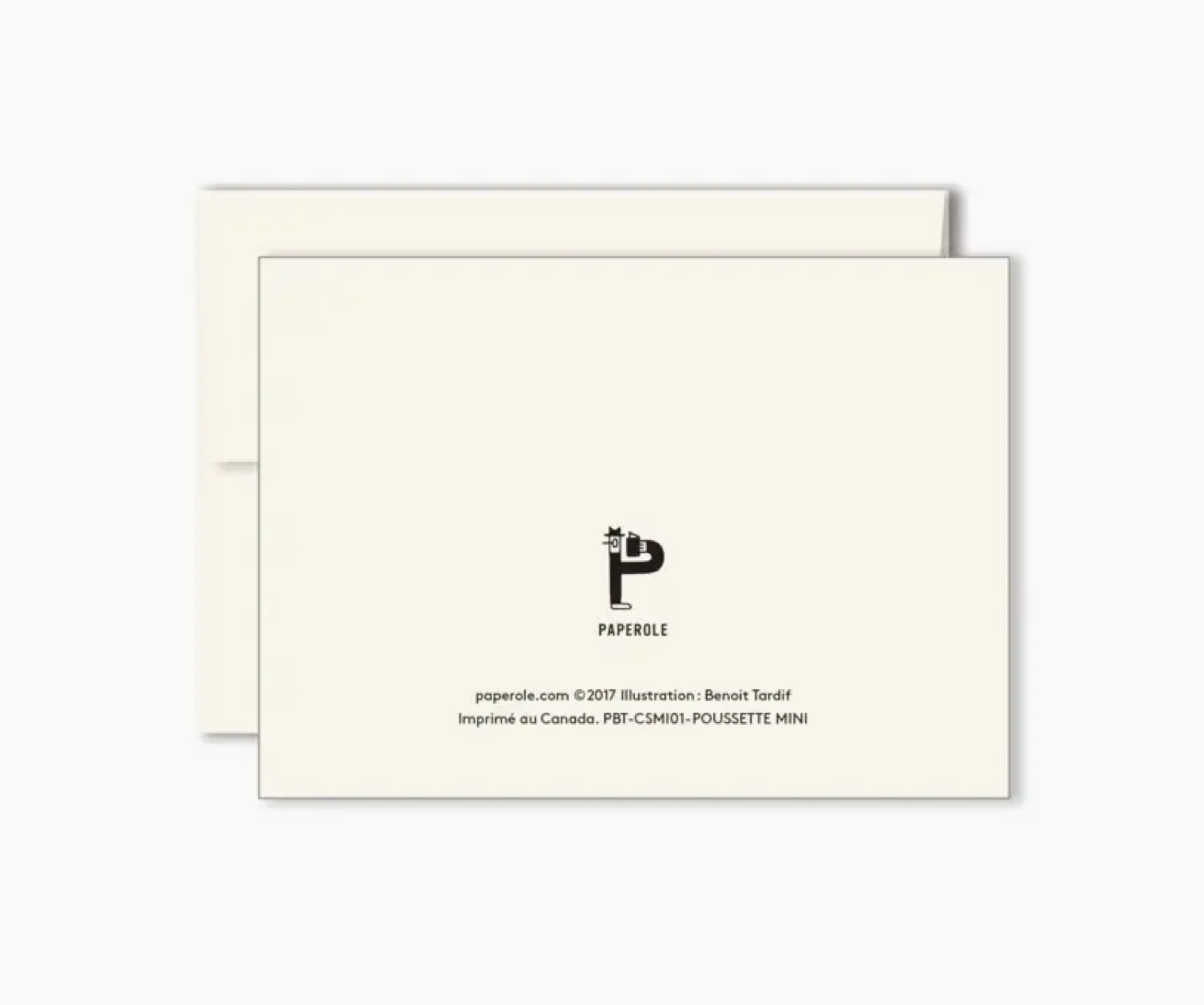 Stroller — Miniature Greeting Card