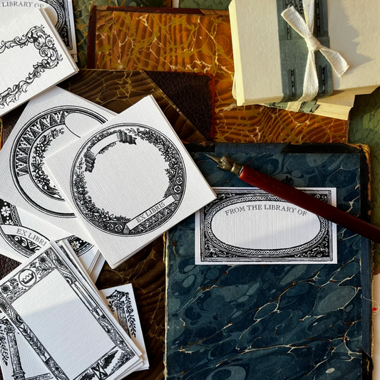 Antique Inspired Book Plates