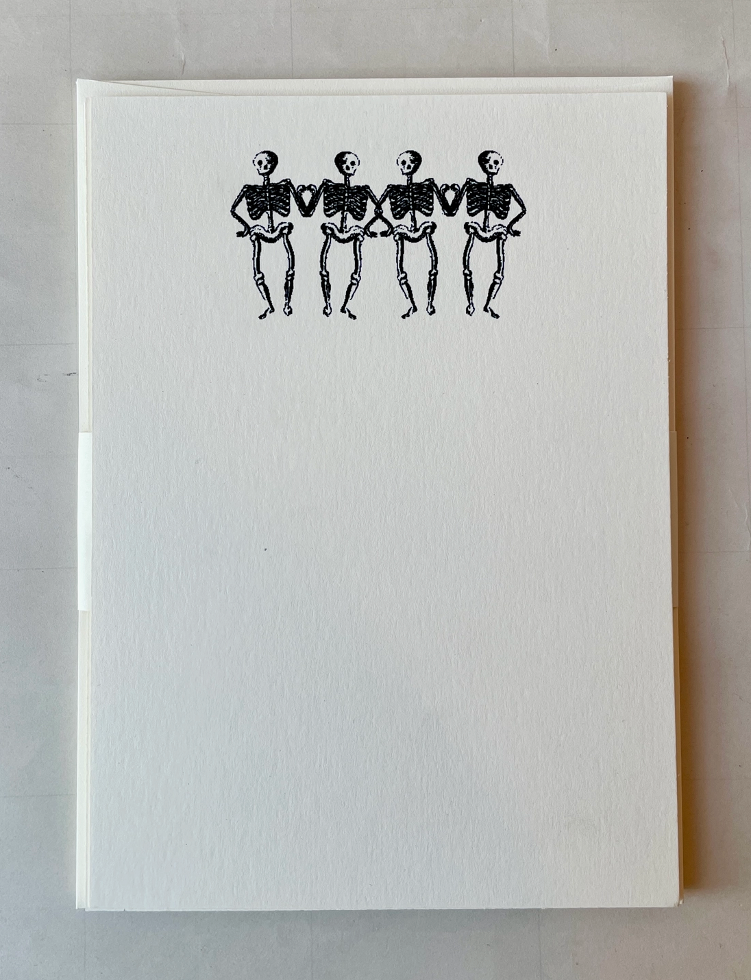 Dancing Skeletons Stationary