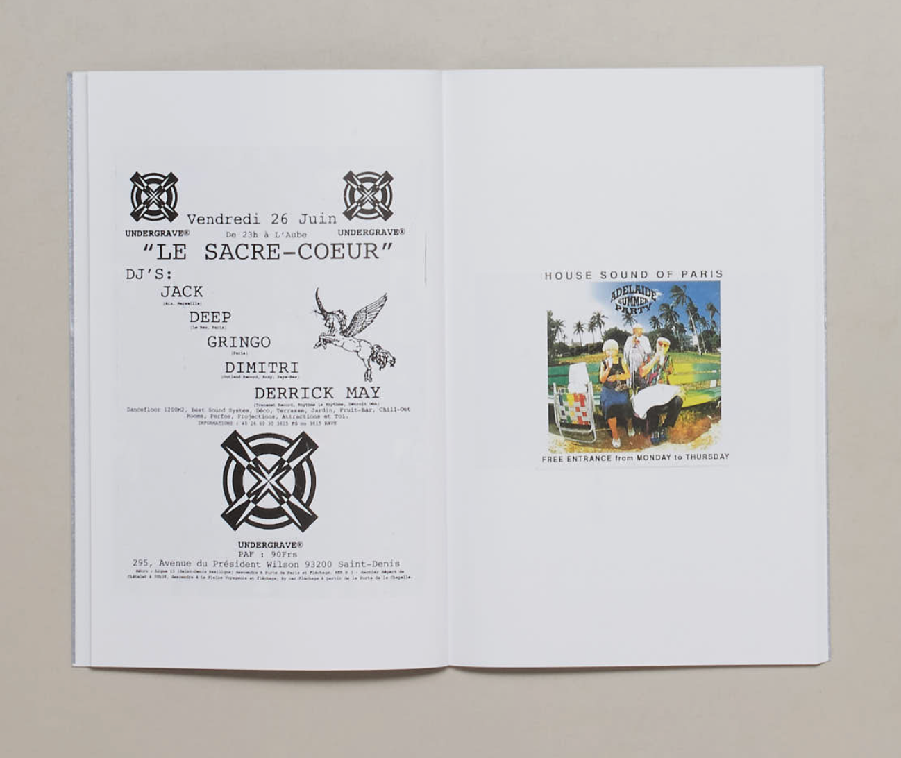 COLPA PRESS, Paris Rave Flyers 1991-1994