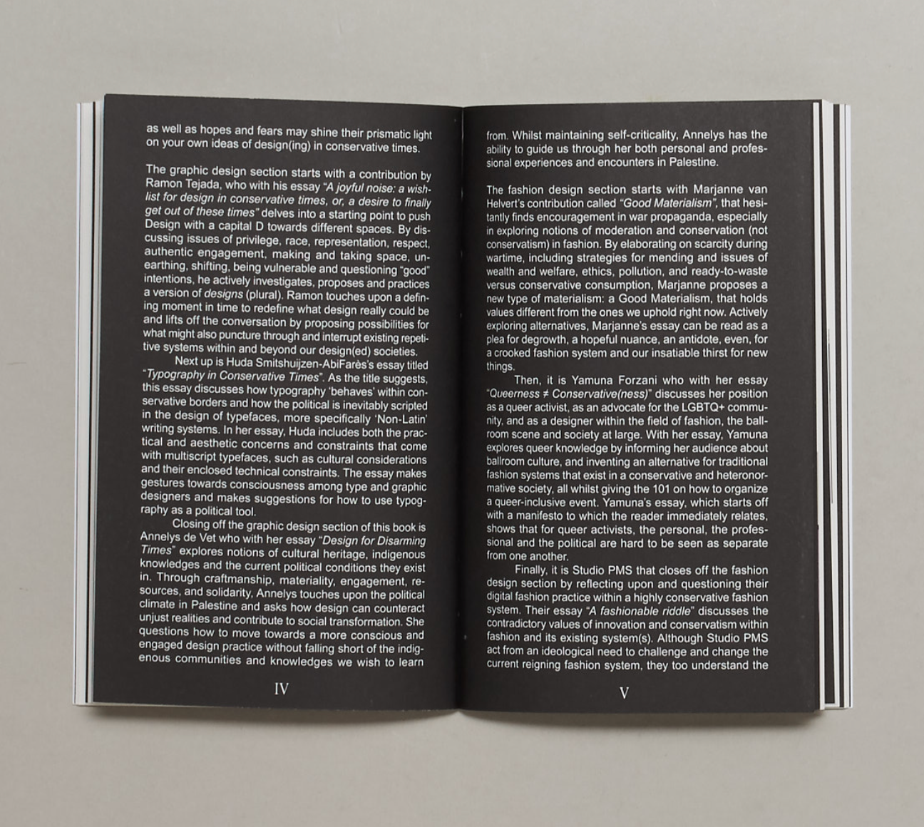 JOANNETTE VAN DER VEER (ED.), Design in Conservative Times