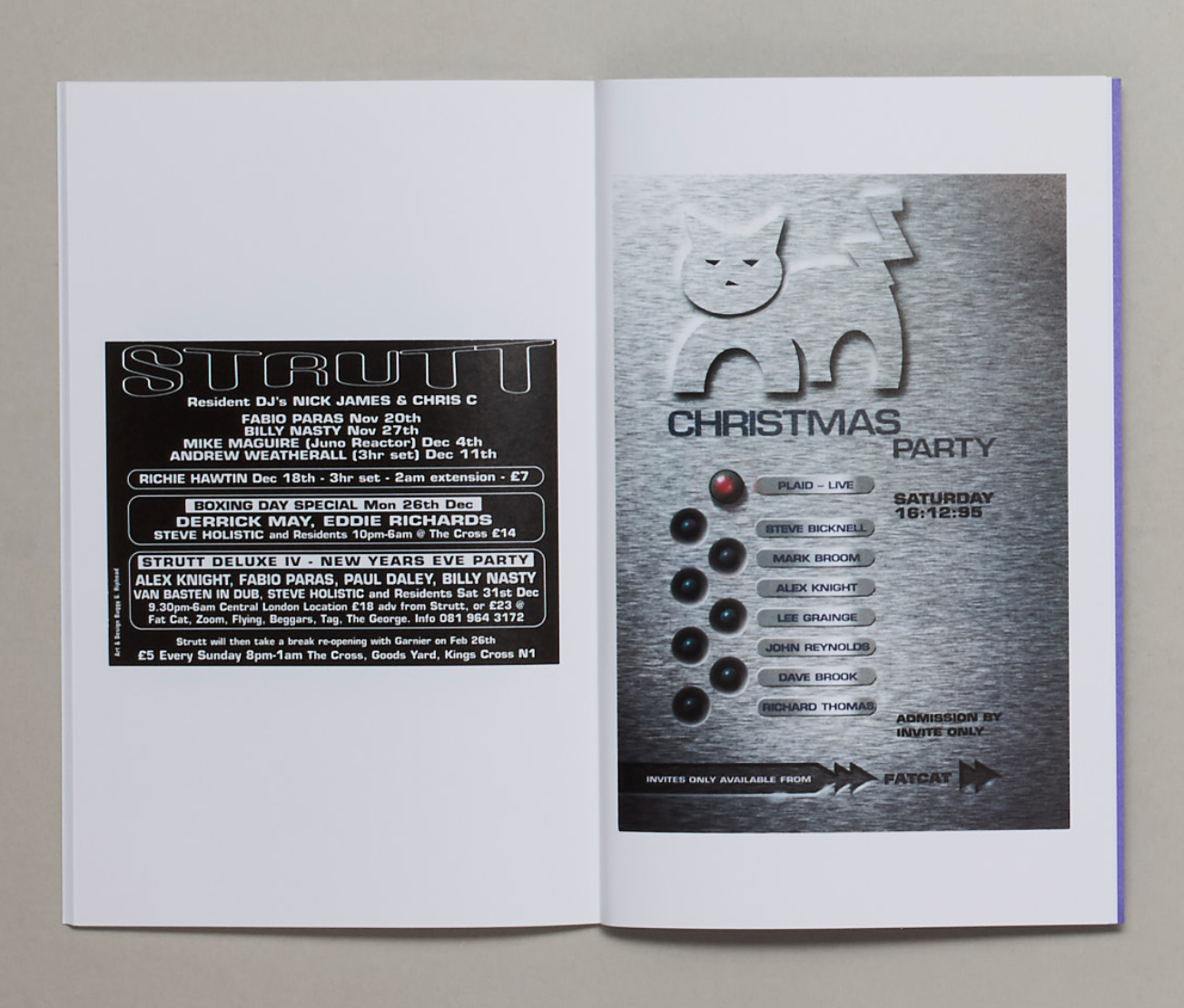 MATT ACORNLEY, London Rave Flyers 1990-1996