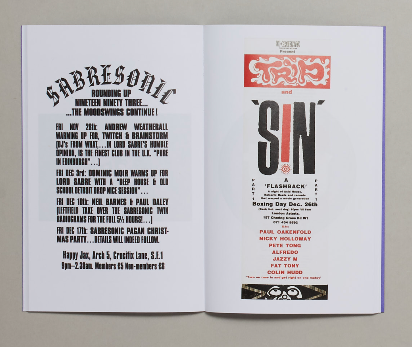 MATT ACORNLEY, London Rave Flyers 1990-1996