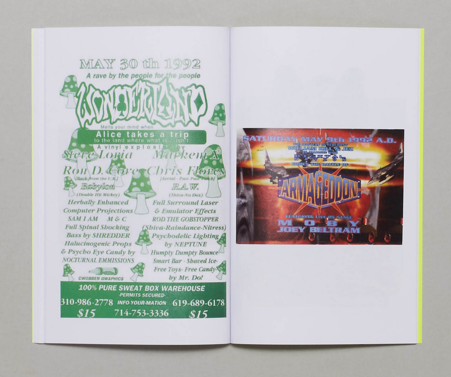 VICTOR STAPF, LA Rave Flyers 1991-1994