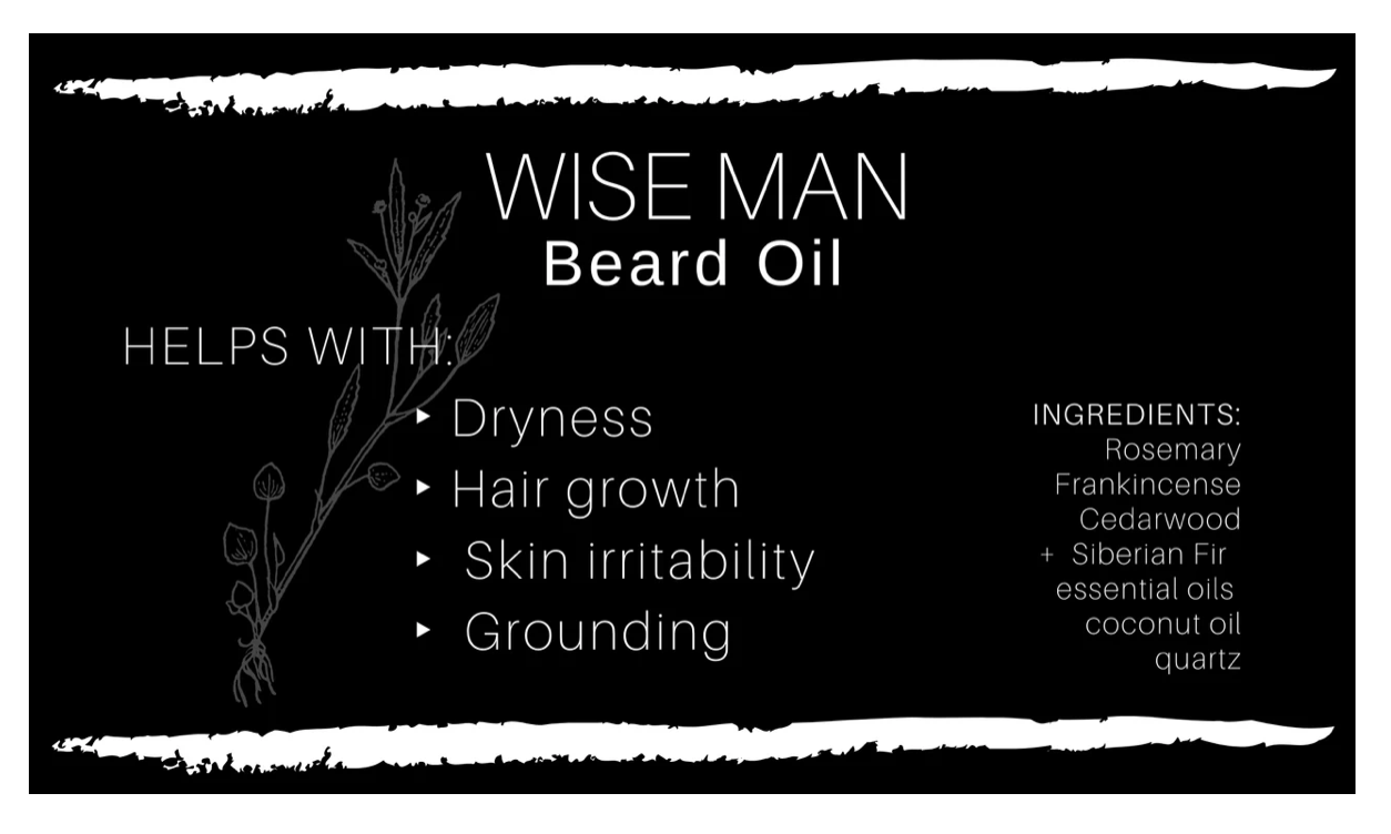Wise Man Beard Oil