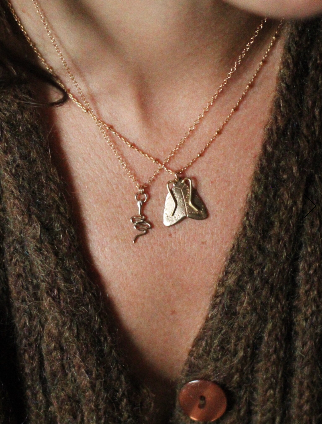 Mini Slither Pendant Necklace