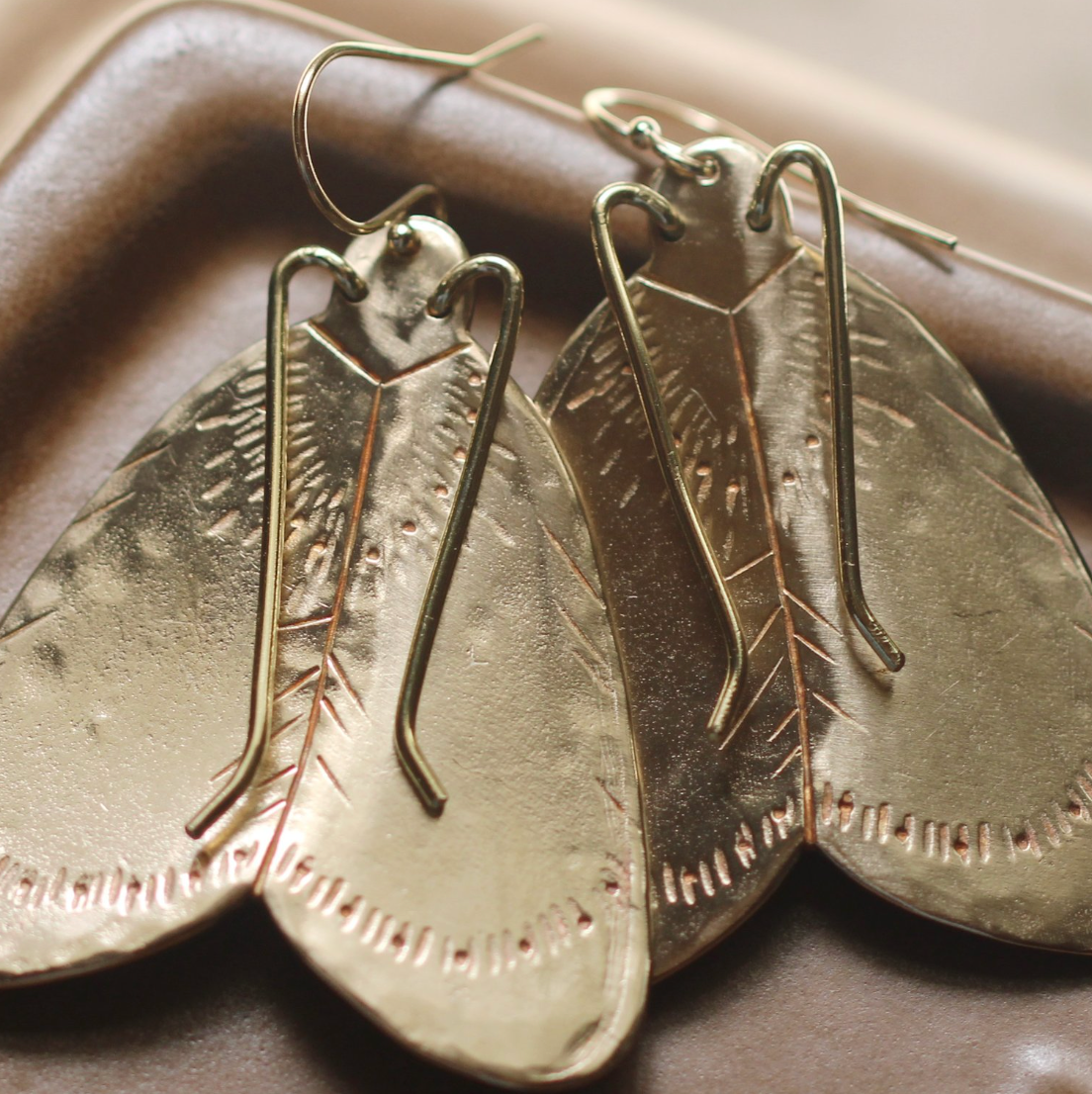 Moth Statement Earrings