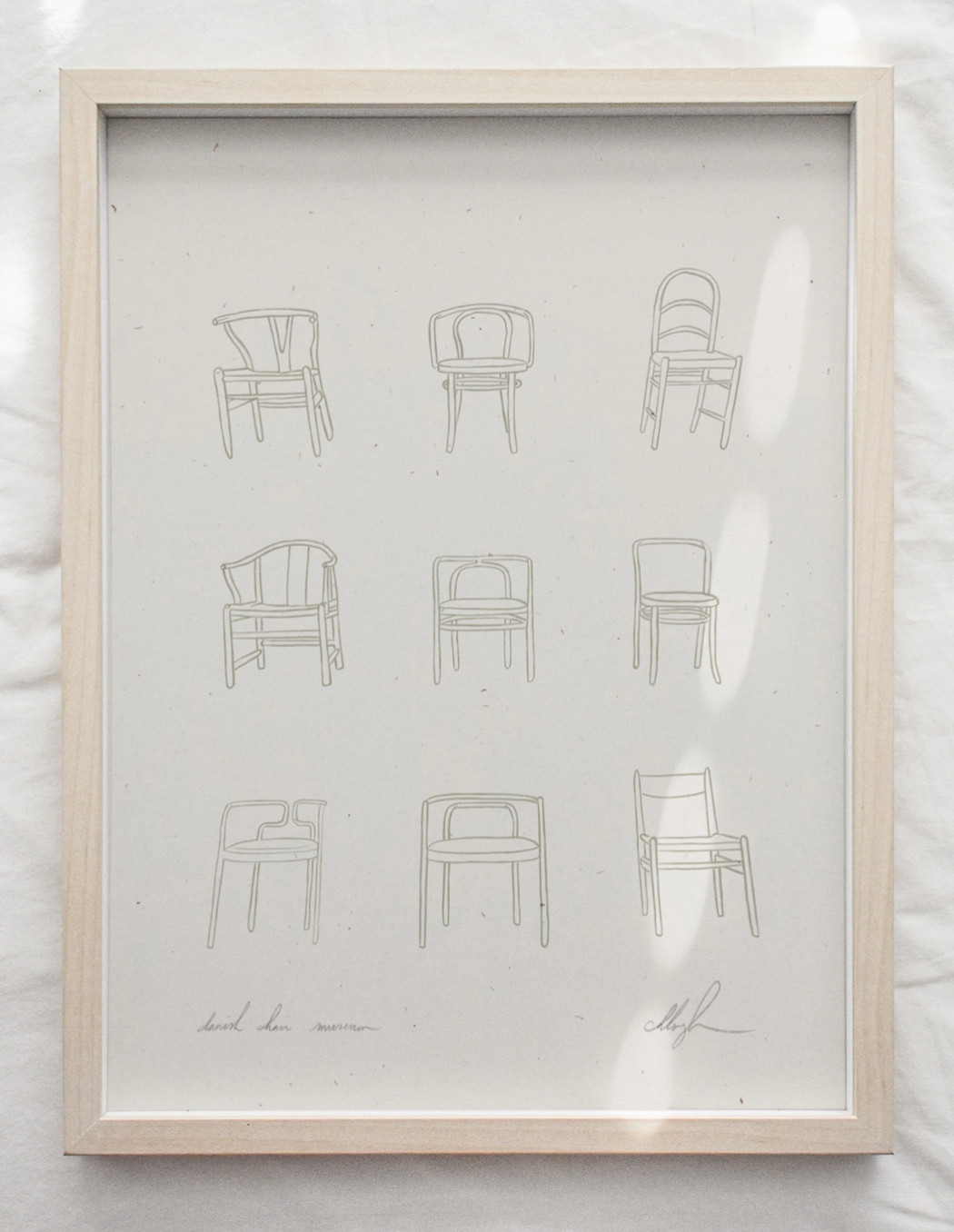 Danish Chair Museum Art Print